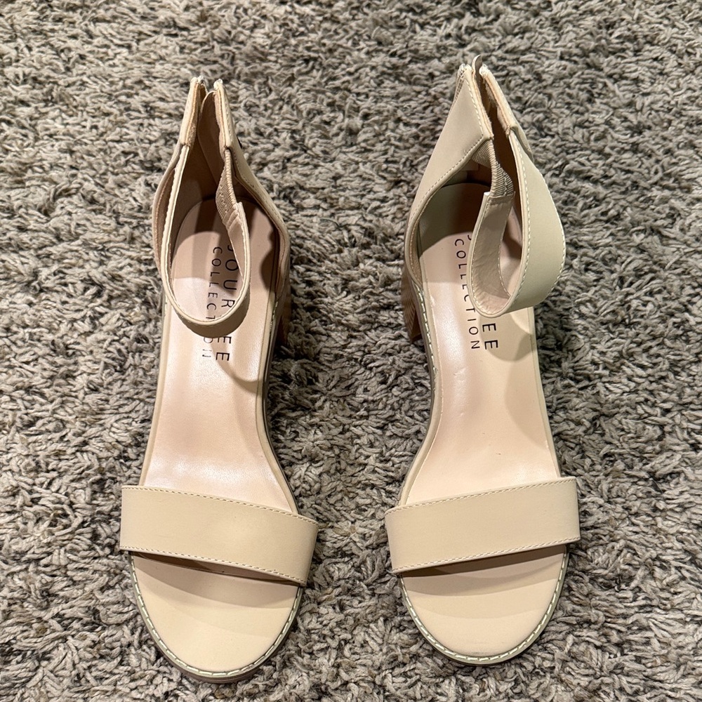 Elegant Cream Heels